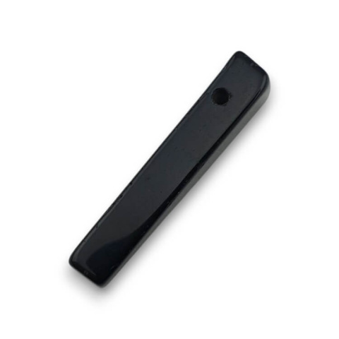 Black obsidian icicle 37x10 mm no 175 Black obsidian icicle 37x10 mm no 175