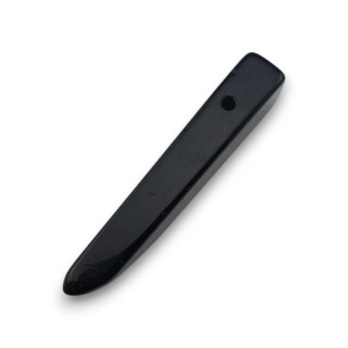 Black obsidian icicle 43x11 mm no 160
