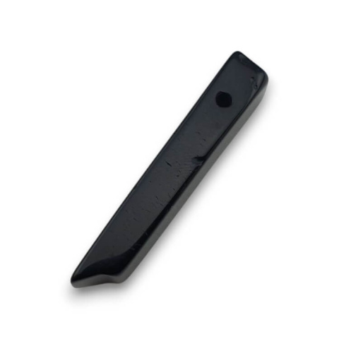 Obsidian black icicle 45x10 mm no 168 Obsidian black icicle 45x10 mm no 168