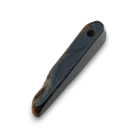 Tiger's eye icicle 41x11 mm no 183 Tiger's eye icicle 41x11 mm no 183