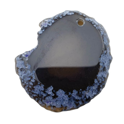 Agate slice with hole 39x34 mm no. 428 Agate slice with hole 39x34 mm no. 428