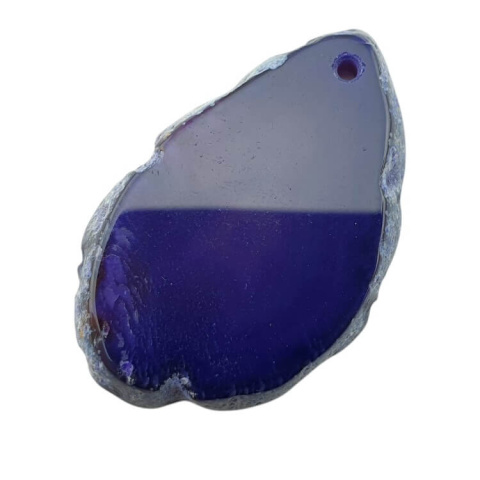Agate slice with hole 43x28 mm no. 435 Agate slice with hole 43x28 mm no. 435