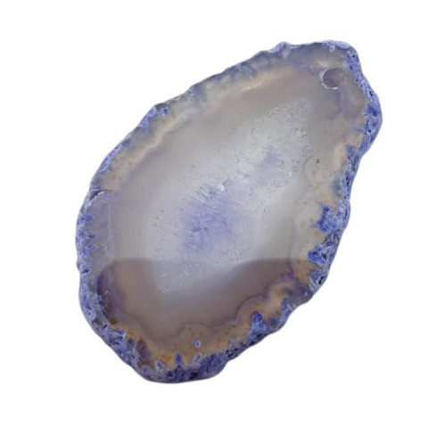 Agate slice with hole 47x30 mm no 432 Agate slice with hole 47x30 mm no 432