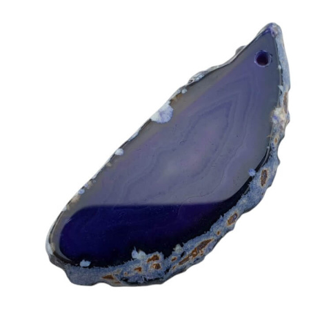 Agate slice with hole 54x22 mm no 414 Agate slice with hole 54x22 mm no 414