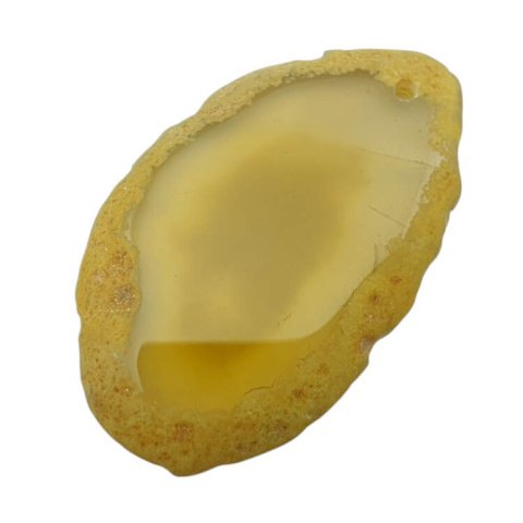 Agate slice with hole 54x34 mm no 375 Agate slice with hole 54x34 mm no 375