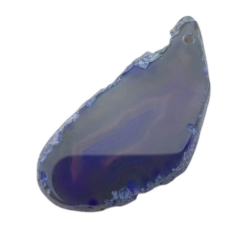 Agate slice with hole 56x28 mm no. 406 Agate slice with hole 56x28 mm no. 406