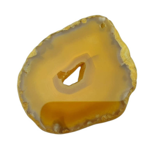 Agate slice with hole 57x47 mm no. 363 Agate slice with hole 57x47 mm no. 363