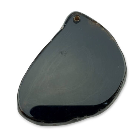 Agate slice with hole 59x42 mm no 325 Agate slice with hole 59x42 mm no 325