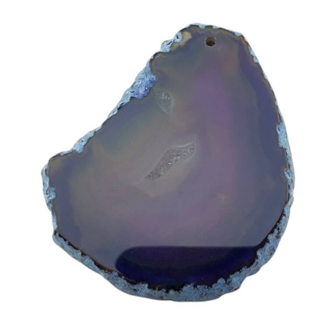 Agate slice with hole 60x47 mm no 394 Agate slice with hole 60x47 mm no 394