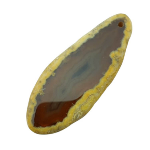 Agate slice with hole 62x25 mm no. 373 Agate slice with hole 62x25 mm no. 373