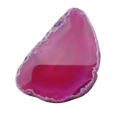 Agate slice with hole 62x42 mm no. 463 Agate slice with hole 62x42 mm no. 463