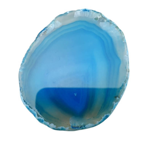Agate slice with hole 62x50 mm No 497 Agate slice with hole 62x50 mm No 497