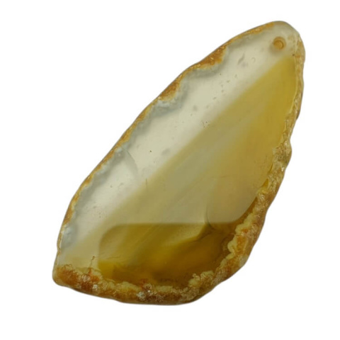 Agate slice with hole 69x34 mm no 364 Agate slice with hole 69x34 mm no 364