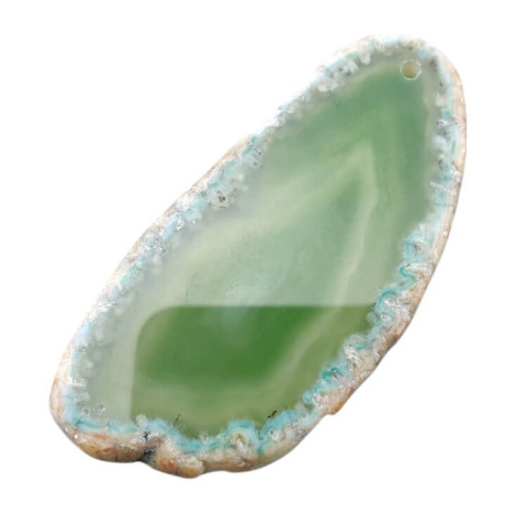 Agate slice with hole 70x33 mm no 554 Agate slice with hole 70x33 mm no 554