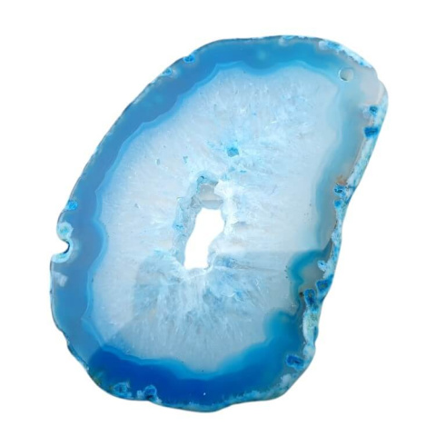 Agate slice with hole 70x46 mm no. 488 Agate slice with hole 70x46 mm no. 488