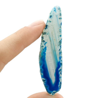 Agate slice with hole 71x18 mm no. 504