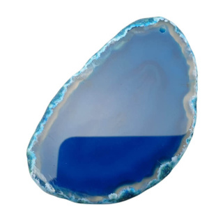 Agate slice with hole 71x46 mm No 499