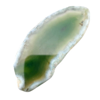 Agate slice with hole 72x32 mm no 547
