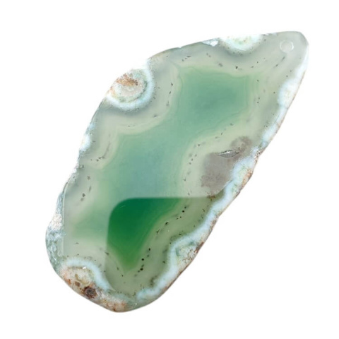 Agate slice with hole 72x36 mm no 541 Agate slice with hole 72x36 mm no 541