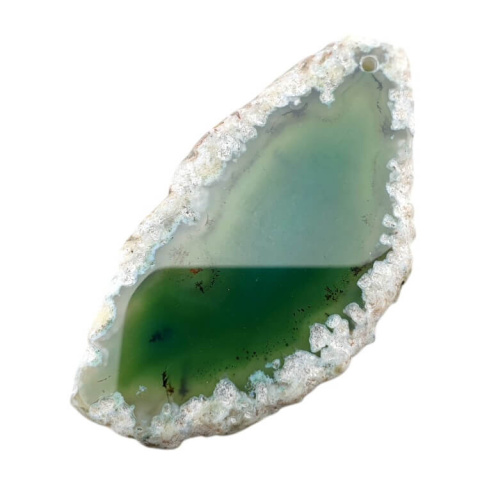 Agate slice with hole 72x38 mm no 553 Agate slice with hole 72x38 mm no 553