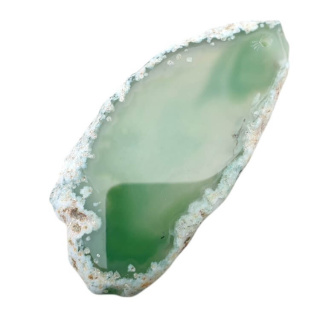 Agate slice with hole 74x35 mm no 533