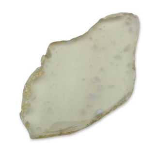 Agate slice with hole 74x43 mm no 330