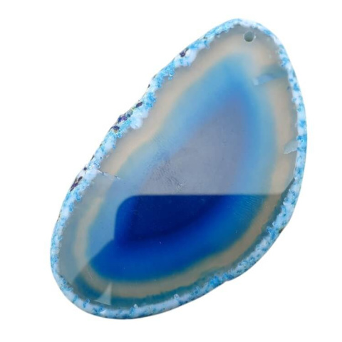 Agate slice with hole 74x44 mm no 506 Agate slice with hole 74x44 mm no 506