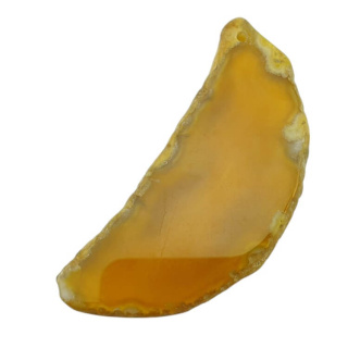 Agate slice with hole 76x33 mm no 365