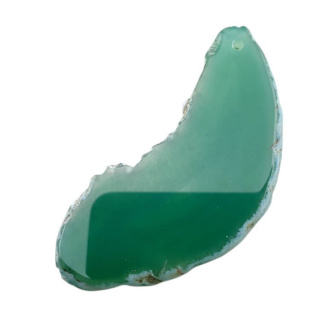 Agate slice with hole 76x33 mm no 538