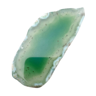 Agate slice with hole 77x35 mm no 556