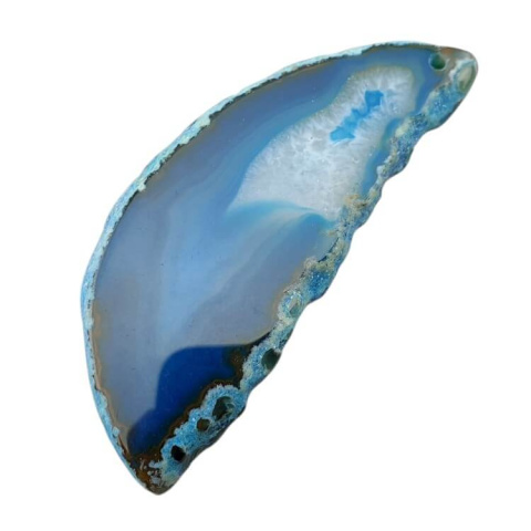 Agate slice with hole 78x33 mm no 514 Agate slice with hole 78x33 mm no 514