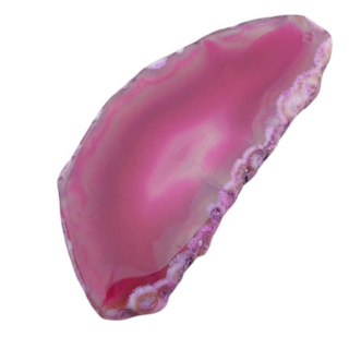 Agate slice with hole 78x36 mm no 454