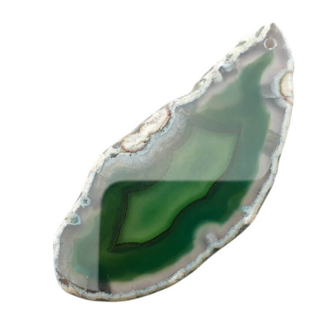 Agate slice with hole 78x36 mm no 523 Agate slice with hole 78x36 mm no 523