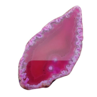 Agate slice with hole 78x40 mm no 465