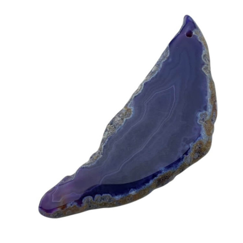 Agate slice with hole 79x30 mm No 427 Agate slice with hole 79x30 mm No 427