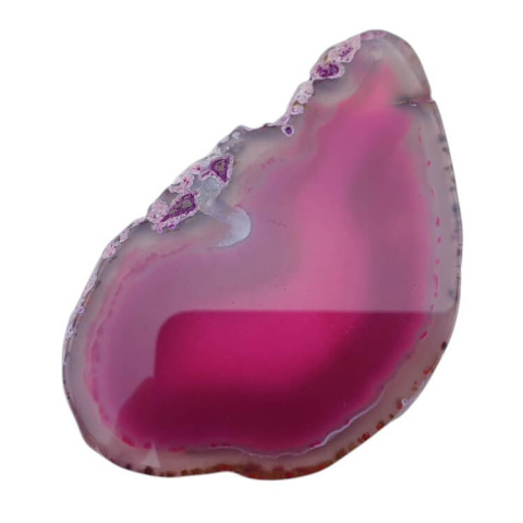 Agate slice with hole 79x50 mm no. 458 Agate slice with hole 79x50 mm no. 458