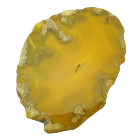 Agate slice with hole 79x57 mm no. 337 Agate slice with hole 79x57 mm no. 337