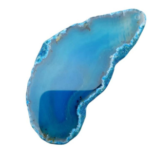Agate slice with hole 80x39 mm no. 505