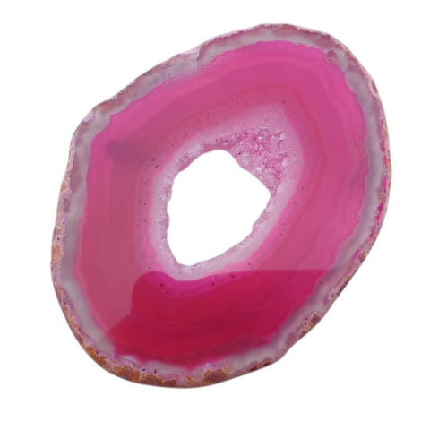 Agate slice with hole 81x62 mm no 473 Agate slice with hole 81x62 mm no 473