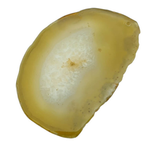 Agate slice with hole 82x55 mm no. 356 Agate slice with hole 82x55 mm no. 356