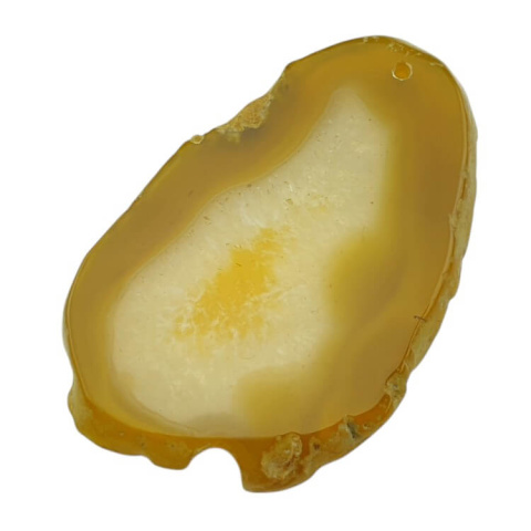 Agate slice with hole 82x59 mm no 347 Agate slice with hole 82x59 mm no 347