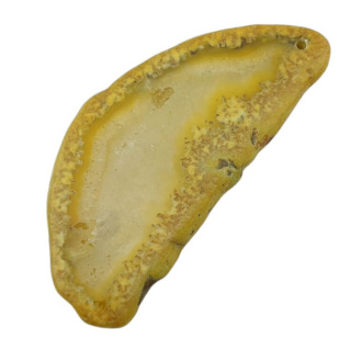 Agate slice with hole 84x38 mm no. 374