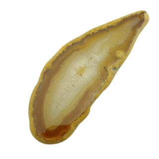 Agate slice with hole 85x32 mm no. 345