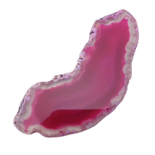 Agate slice with hole 85x33 mm no. 478