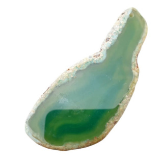 Agate slice with hole 86x38 mm no. 531
