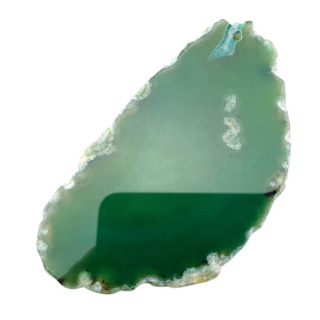 Agate slice with hole 89x50 mm no. 539