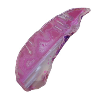Agate slice with hole 94x32 mm no 447