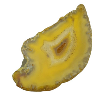 Agate slice with hole 99x54 mm no. 336