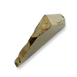 Titanium agate slice with hole 31x27 mm no 47
