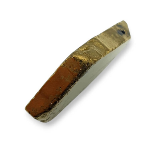 Titanium agate slice with hole 32x23 mm no 11 Titanium agate slice with hole 32x23 mm no 11